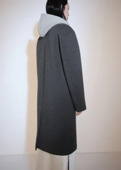 MANGO Płaszcze*Płaszcz z kontrastowym kapturem