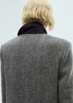 MANGO Płaszcze*Płaszcz z marmurkowej wełny