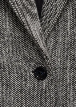 MANGO Płaszcze*Płaszcz z marmurkowej wełny