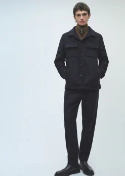 MANGO Płaszcze*Płaszcz z mieszanki wełny z odpinanym kapturem