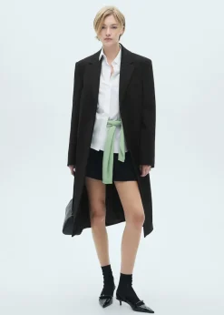 MANGO Płaszcze*Płaszcz z usztywnieniem, podszewką i paskiem