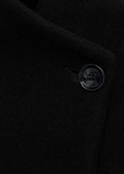 MANGO Płaszcze*Płaszcz z wełny dziewiczej z wysokim kołnierzem