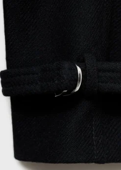 MANGO Płaszcze*Płaszcz z wełny manteco z dużymi klapami