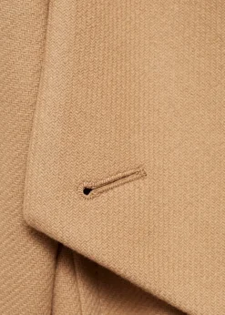 MANGO Płaszcze*Płaszcz z wełny manteco z paskiem