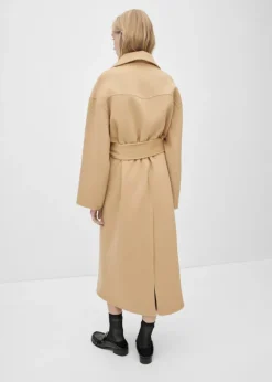 MANGO Płaszcze*Płaszcz z wełny z odpinaną kamizelką