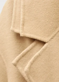 MANGO Płaszcze*Płaszcz z wełny z odpinaną kamizelką