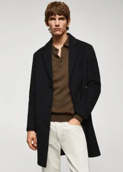 MANGO Płaszcze*Płaszcz z wełny z recyklingu