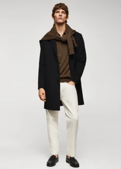 MANGO Płaszcze*Płaszcz z wełny z recyklingu
