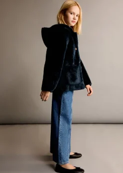 Dzieci MANGO Płaszcze I Kurtki*Płaszcz ze sztucznego futra