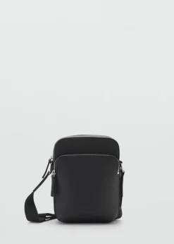 MANGO Plecaki I Torby*Patent leather effect shoulder bag