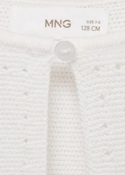 Dzieci MANGO Swetry I Kardigany*Peleryna z bawełnianej dzianiny