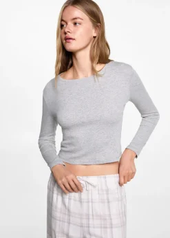 MANGO Piżamy*Piżama bawełniana w kratkę