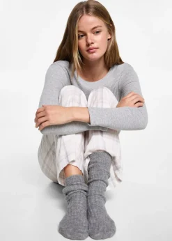 MANGO Piżamy*Piżama bawełniana w kratkę