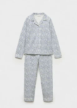 Dzieci MANGO Piżamy*Piżama bawełniana w kwiaty