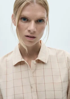 MANGO Piżamy|Piżamy*Piżama dwuczęściowa w kratę