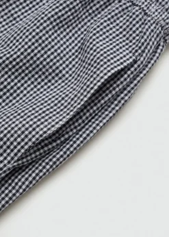 MANGO Piżamy|Piżamy*Piżama dwuczęściowa w kratkę vichy