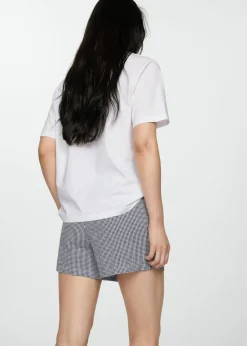 MANGO Piżamy|Piżamy*Piżama dwuczęściowa w kratkę vichy