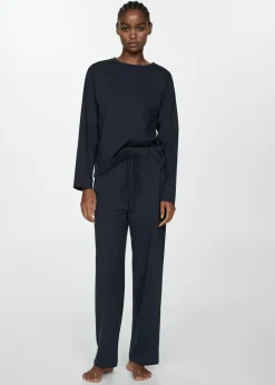 MANGO Piżamy|Piżamy*Piżama dwuczęściowa z bawełny