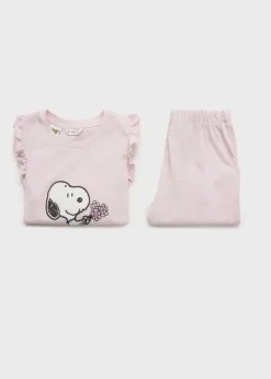 Dzieci MANGO Piżamy*Piżama Snoopy z długimi nogawkami