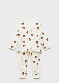 Dzieci MANGO Piżamy*Piżama świąteczna z długimi nogawkami