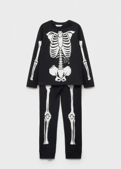 Dzieci MANGO Piżamy|Piżamy*Piżama ze szkieletem świecącym w ciemności