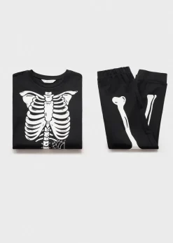 Dzieci MANGO Piżamy|Piżamy*Piżama ze szkieletem świecącym w ciemności