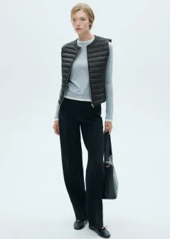 MANGO Kamizelki*Pikowana kamizelka