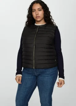 MANGO Kamizelki*Pikowana kamizelka