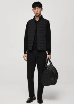 MANGO Kurtki I Koszule Wierzchnie*Pikowana kamizelka z wypełnieniem z pierza