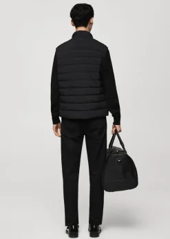 MANGO Kurtki I Koszule Wierzchnie*Pikowana kamizelka z wypełnieniem z pierza