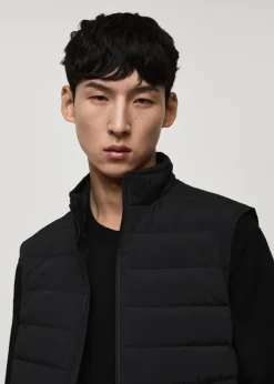 MANGO Kurtki I Koszule Wierzchnie*Pikowana kamizelka z wypełnieniem z pierza