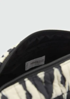 MANGO Galanteria Skórzana*Pikowana kosmetyczka