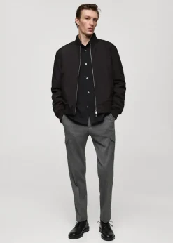 MANGO Kurtki I Koszule Wierzchnie*Pikowana kurtka bomber regular fit