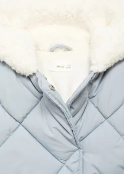 Dzieci MANGO Płaszcze|Płaszcze I Kurtki*Pikowana kurtka puchowa z kapturem z uszami