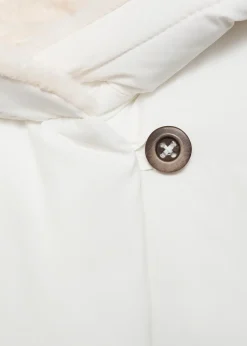 Dzieci MANGO Płaszcze I Kurtki*Pikowana kurtka z futrem