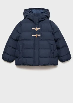 Dzieci MANGO Płaszcze I Kurtki*Pikowana kurtka z kapturem