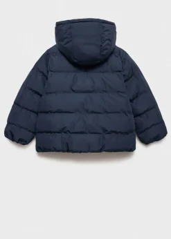Dzieci MANGO Płaszcze I Kurtki*Pikowana kurtka z kapturem