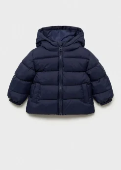Dzieci MANGO Płaszcze I Kurtki*Pikowana kurtka z kapturem