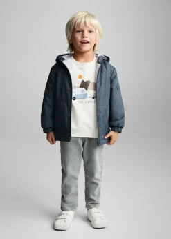 Dzieci MANGO Płaszcze I Kurtki*Pikowana kurtka z kapturem