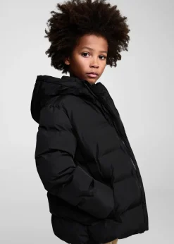 Dzieci MANGO Płaszcze I Kurtki*Pikowana kurtka z kapturem