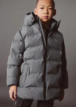 Dzieci MANGO Płaszcze I Kurtki*Pikowana kurtka z kapturem