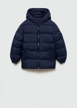 Dzieci MANGO Płaszcze I Kurtki*Pikowana kurtka z kapturem