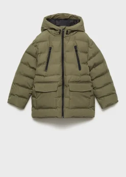 Dzieci MANGO Płaszcze I Kurtki*Pikowana kurtka z kieszeniami