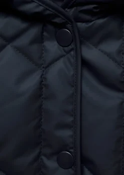 Dzieci MANGO Płaszcze I Kurtki*Pikowana nieprzemakalna kurtka w romby