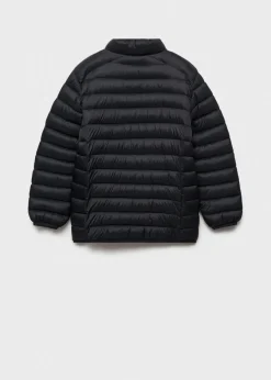 Dzieci MANGO Płaszcze I Kurtki*Pikowana nieprzemakalna kurtka w romby
