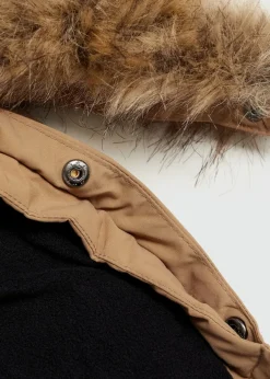 Dzieci MANGO Płaszcze I Kurtki*Pikowany anorak z polarową podszewką