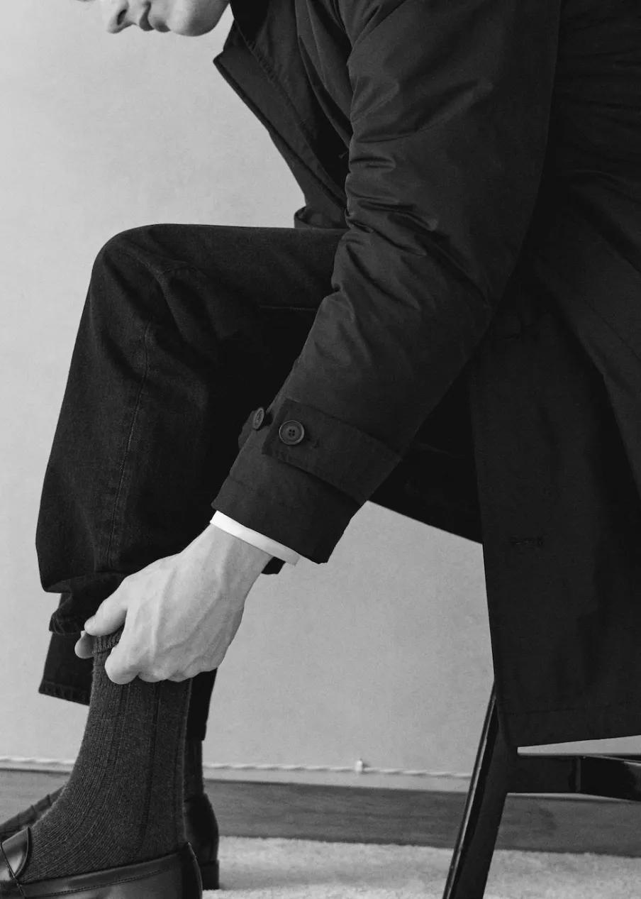 MANGO Płaszcze|Trencze*Pikowany trencz water repellent