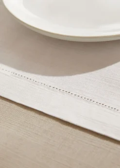 MANGO Obrusy*Podstawka pod talerz z 100% bawełny z mereżką