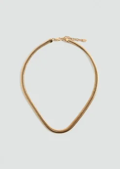 MANGO Biżuteria*Podwójny naszyjnik z teksturą
