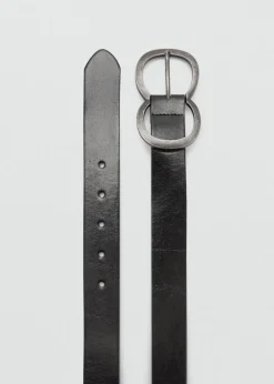 MANGO Paski*Podwójny pasek z klamrą